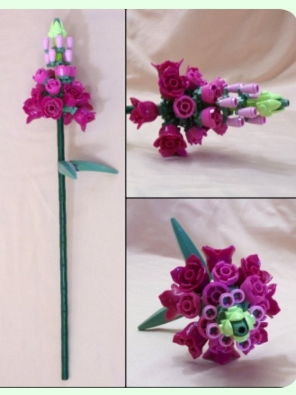 LEGO Botanical Flowers - 1 pcs Snapdragon - Straight - Individual Sale - 10280